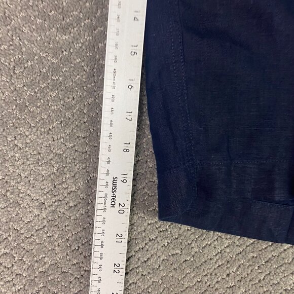 Brooks Brothers Irish Linen Shorts Men's 33 Blue 100% Linen - Picture 9 of 10